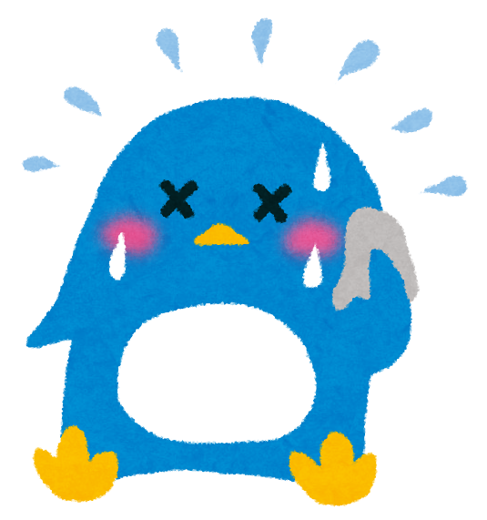 夏は汗の季節です！