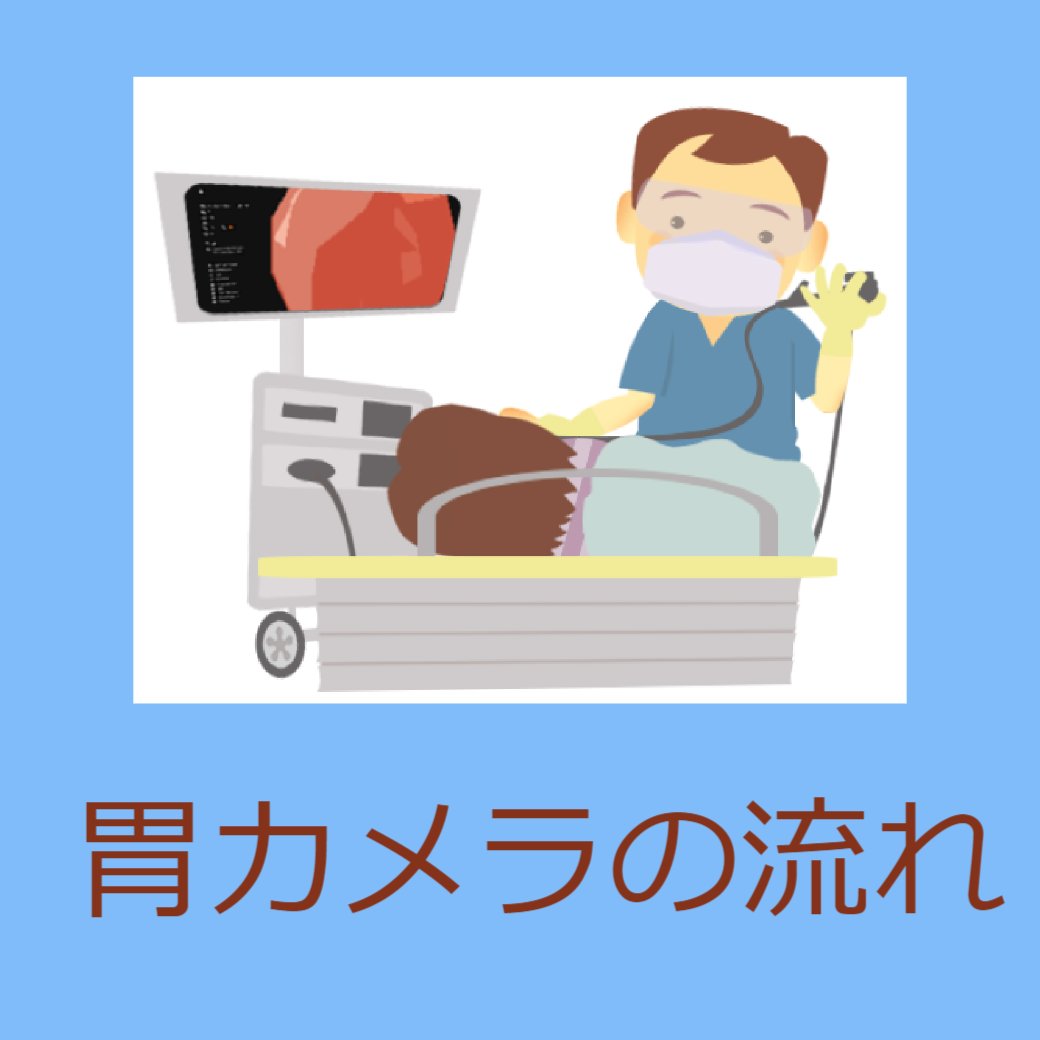 胃カメラ検査の流れ